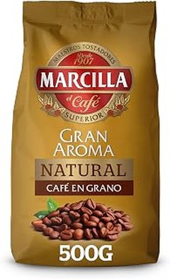 Café en grano para cafeteras