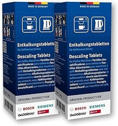 Pastillas descalcificadoras para cafeteras