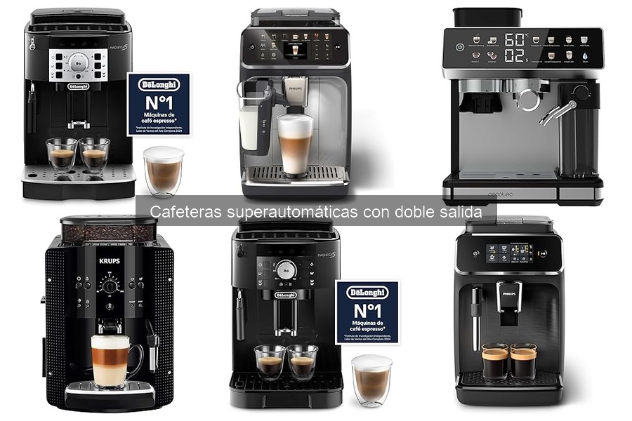 Características esenciales de cafetera superautomática doble salida