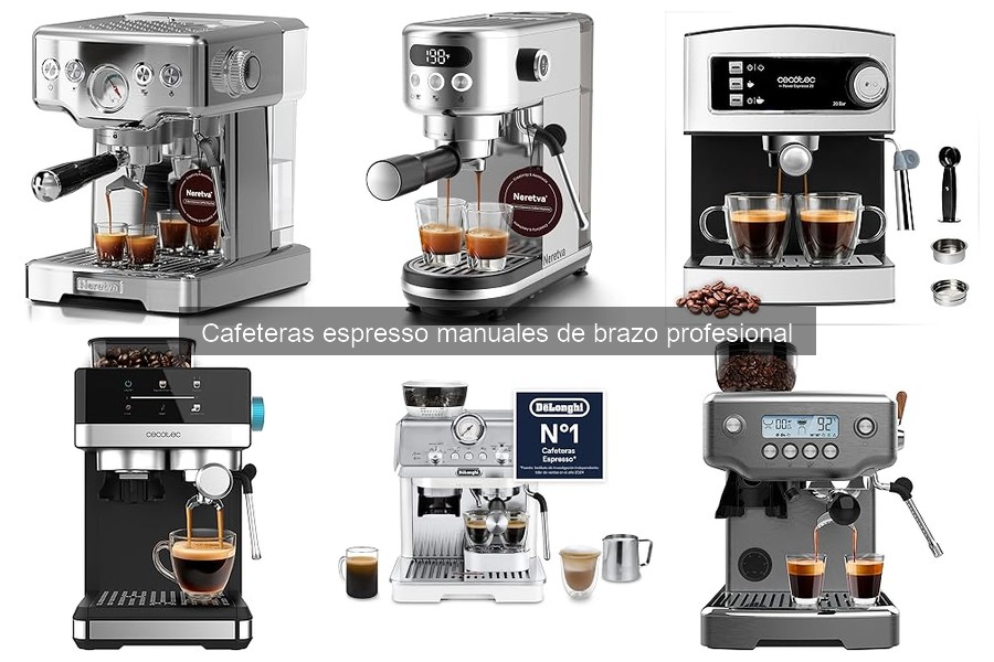 Cómo elegir la mejor cafetera espresso manual profesional