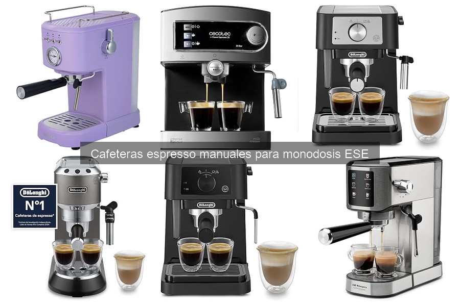 Cómo funciona una cafetera espresso manual para monodosis