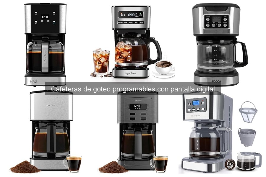 Cómo instalar y usar una cafetera de goteo programable