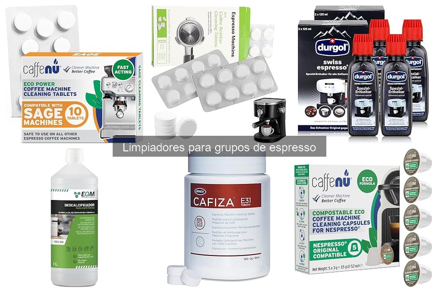 Cómo limpiar el grupo de espresso con limpiadores específicos