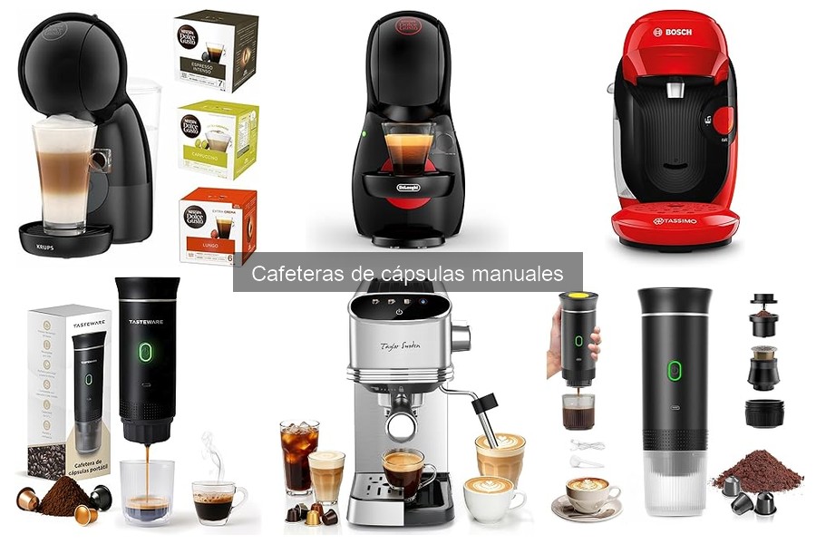 Cómo usar y mantener una cafetera de cápsulas manual