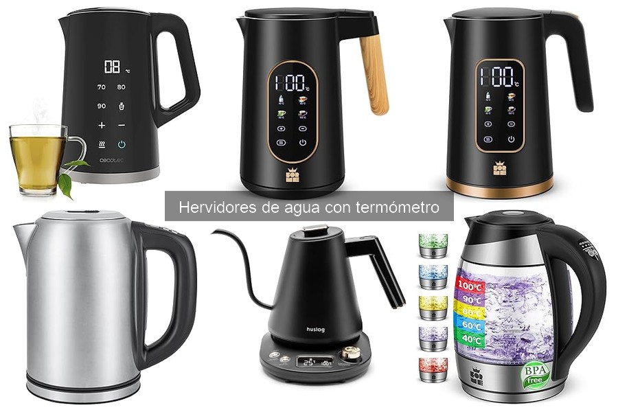 Cómo utilizar un hervidor de agua con termómetro correctamente