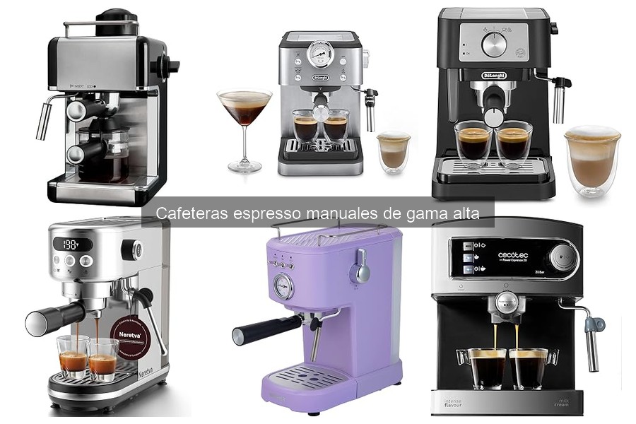 Cómo utilizar una cafetera espresso manual de gama alta