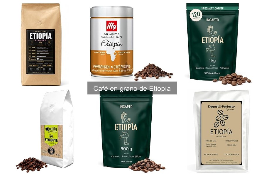 Comparativa de cafés en grano de Etiopía: Mejores opciones 2026