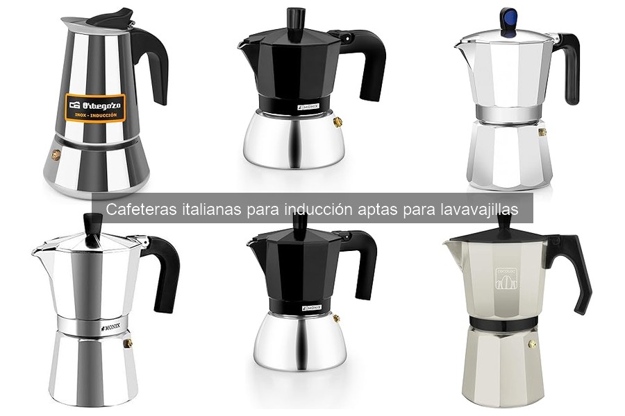 Comparativa de cafeteras italianas para inducción y lavavajillas