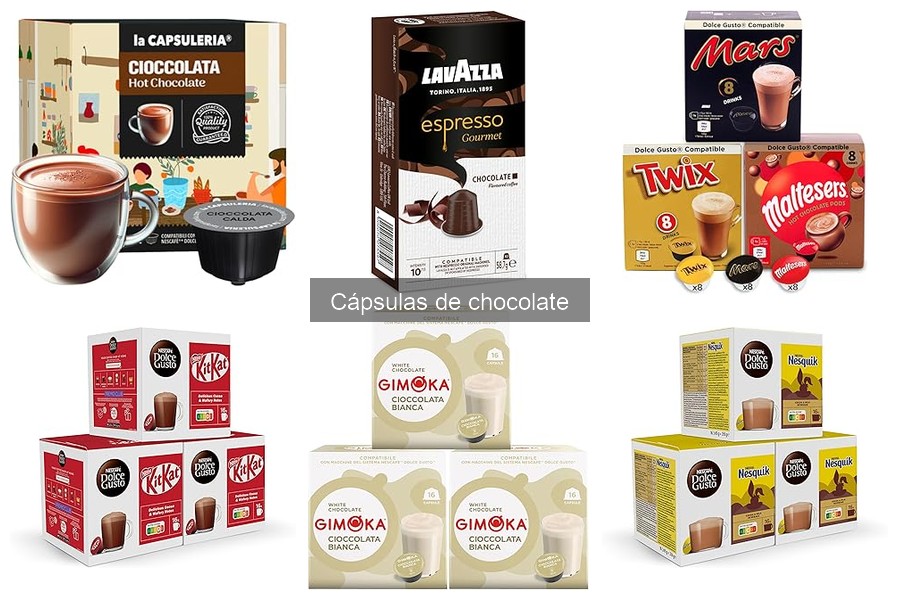Comparativa de cápsulas de chocolate: mejores marcas 2026
