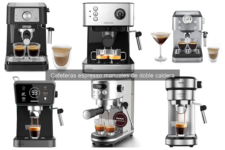 Comparativa de las mejores cafeteras espresso de doble caldera