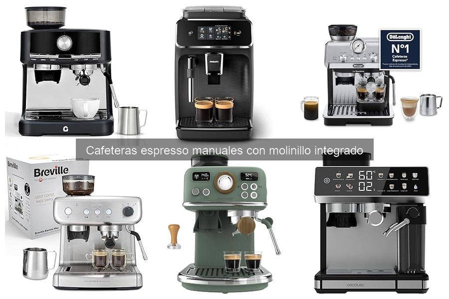 Comparativa de las Mejores Cafeteras Espresso Manuales con Molinillo