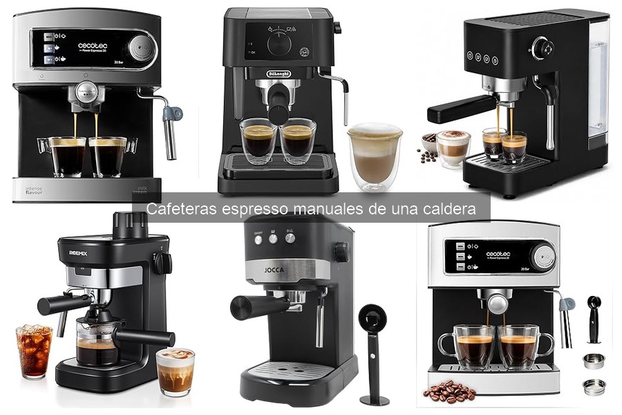 Comparativa de las mejores cafeteras espresso manuales de 2026