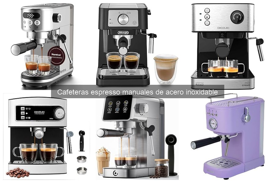 Comparativa de mejores cafeteras espresso manuales para principiantes