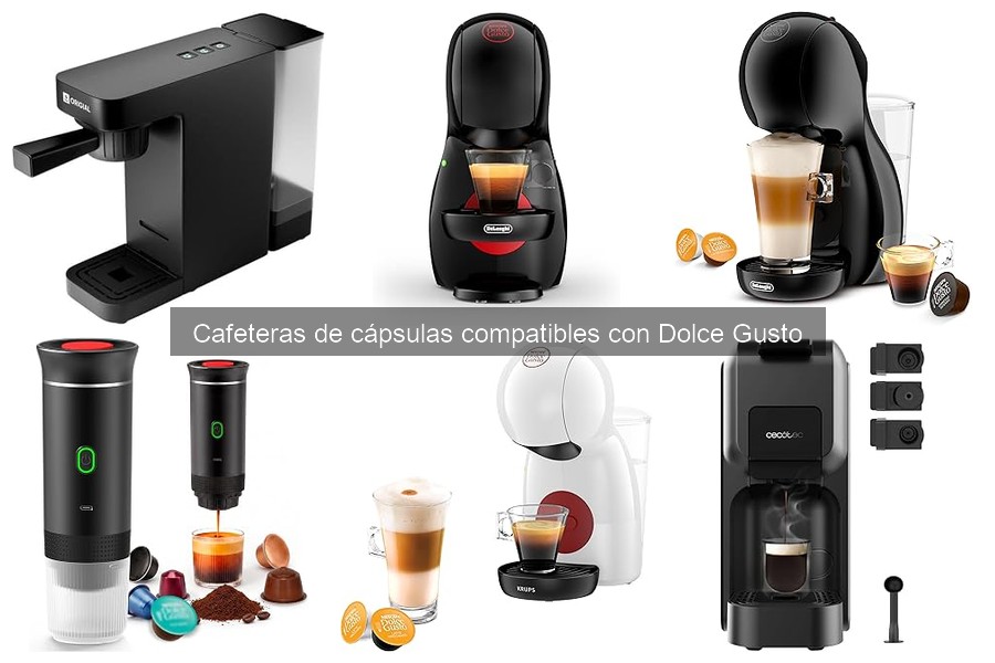 Comparativa de precios de cafeteras compatibles Dolce Gusto