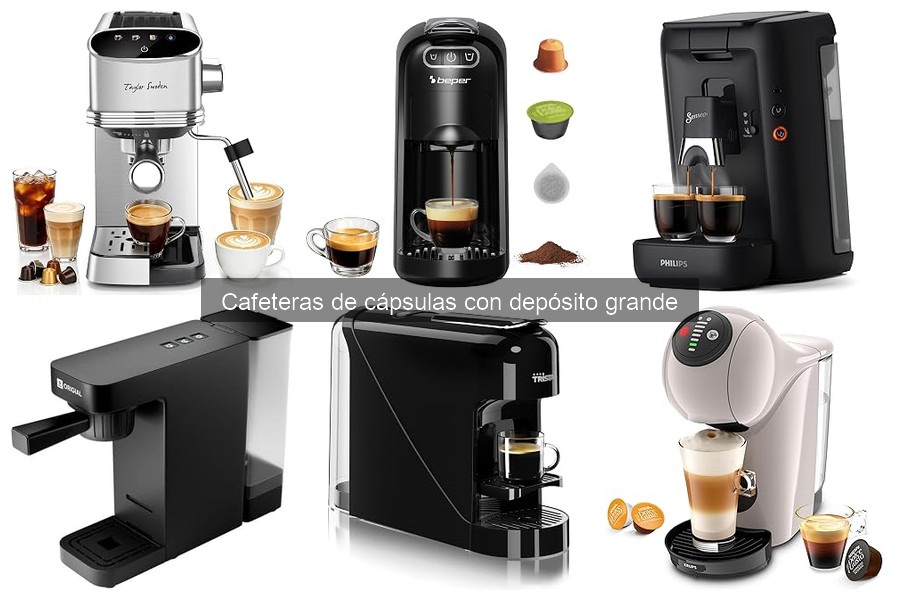 Descubre cómo elegir la mejor cafetera de cápsulas grande