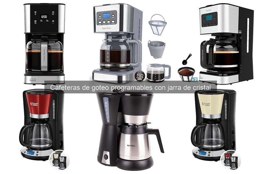 Guía de compra de cafeteras de goteo programables con jarra de cristal