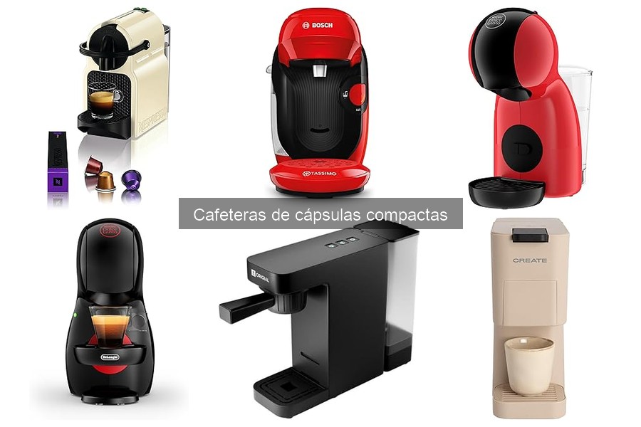 Guía de instalación y uso de cafeteras de cápsulas compactas