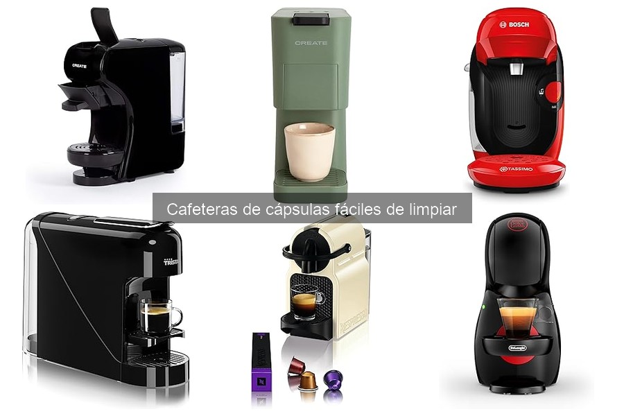 Guía para elegir la mejor cafetera de cápsulas fácil de limpiar