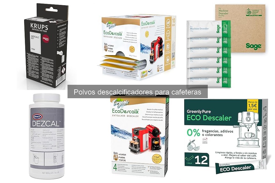 Guía para elegir los mejores polvos descalcificadores para cafeteras