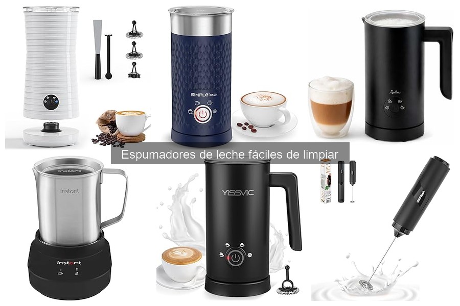 Guía para elegir un espumador de leche fácil de limpiar