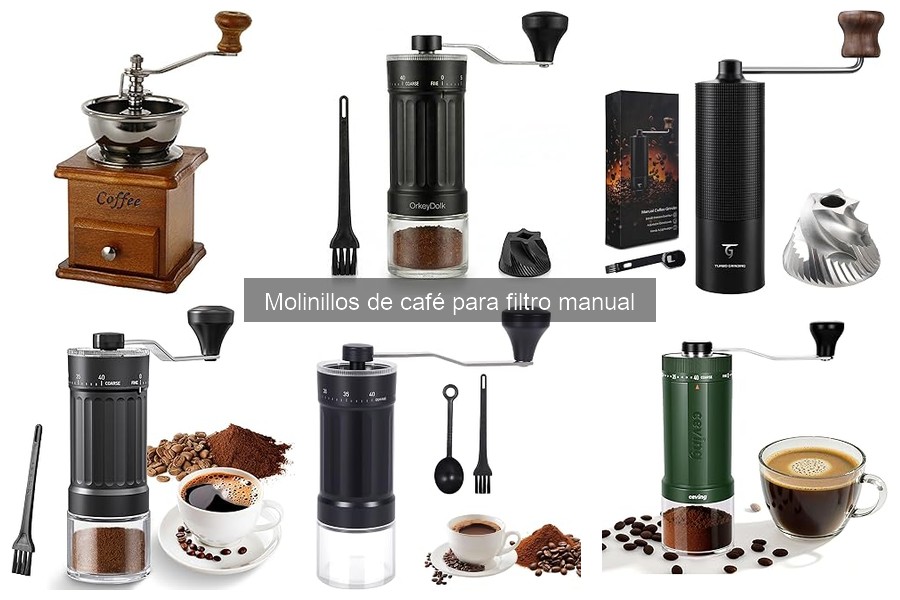 Guía para elegir un molinillo de café para filtro manual