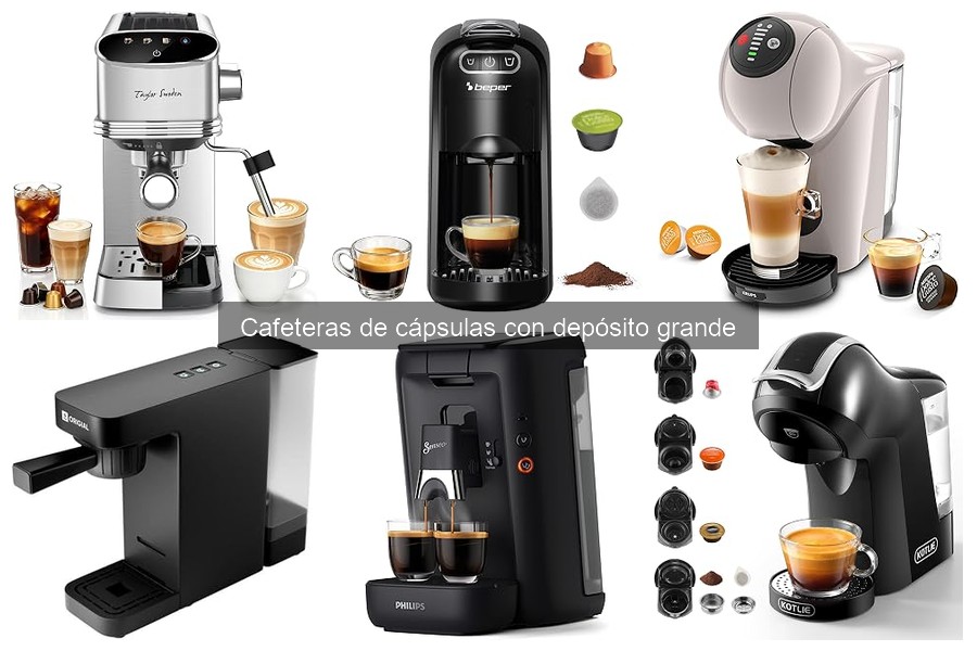 Instalación y mantenimiento de cafeteras de cápsulas grandes