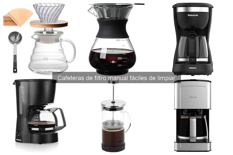Las mejores cafeteras de filtro manual fáciles de limpiar 2026
