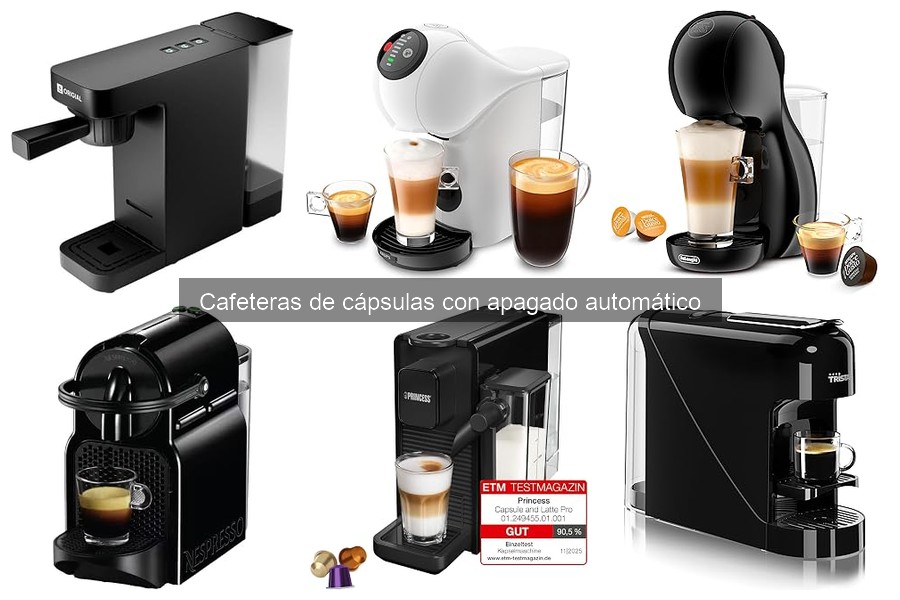 Mantén tu cafetera de cápsulas con apagado automático como nueva