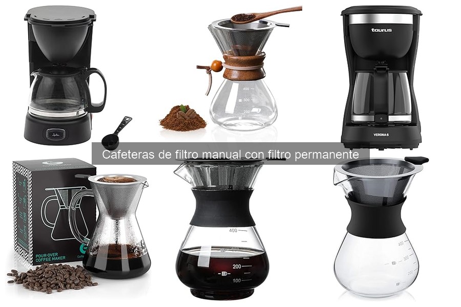 Mejores cafeteras de filtro manual con filtro permanente 2026