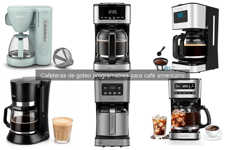 Mejores cafeteras de goteo programables en 2026: Comparativa