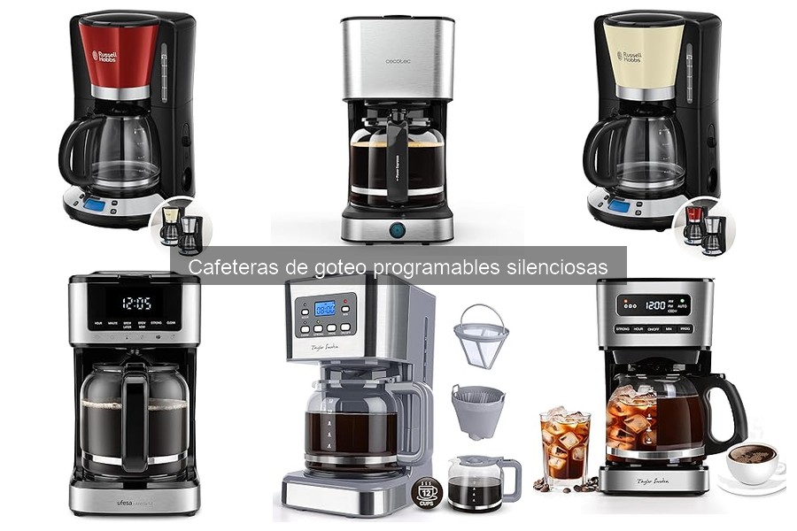 Mejores cafeteras de goteo programables silenciosas 2023