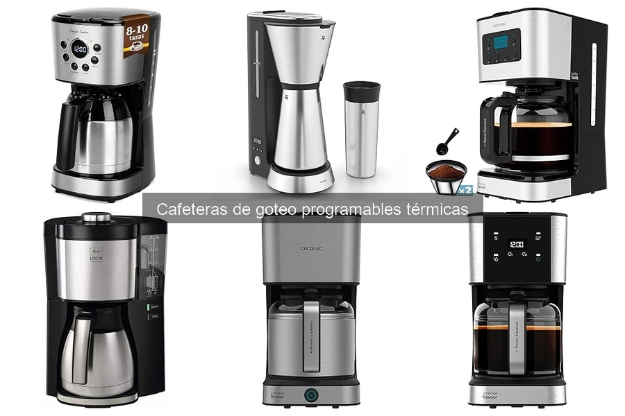 Mejores cafeteras de goteo programables térmicas para familias grandes
