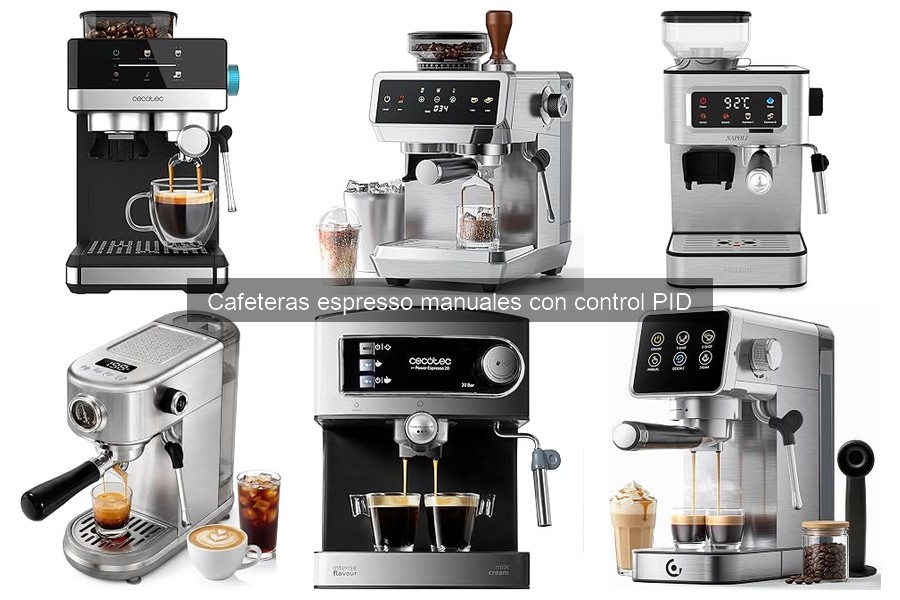 Mejores cafeteras espresso manuales con control PID para principiantes