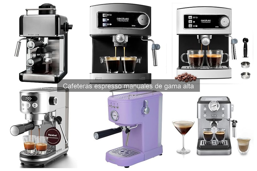 Mejores cafeteras espresso manuales de gama alta en 2026