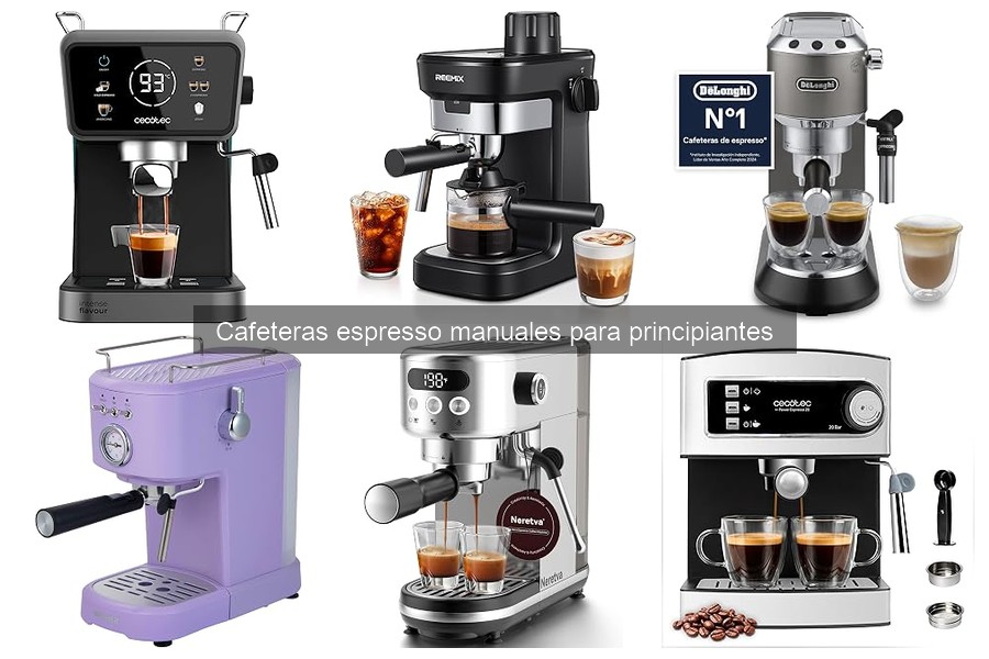 Mejores cafeteras espresso manuales para principiantes en 2026