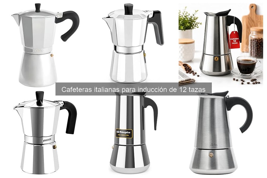Mejores cafeteras italianas para inducción de 12 tazas en 2023
