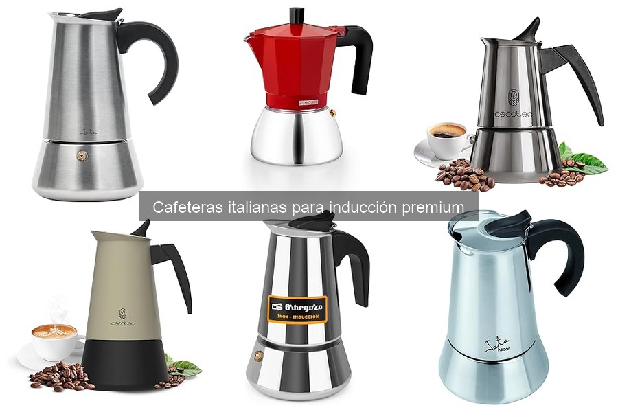 Mejores cafeteras italianas para inducción premium en 2026