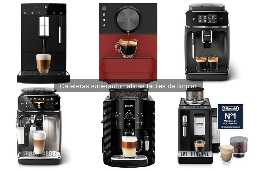 Mejores cafeteras superautomáticas fáciles de limpiar en 2026