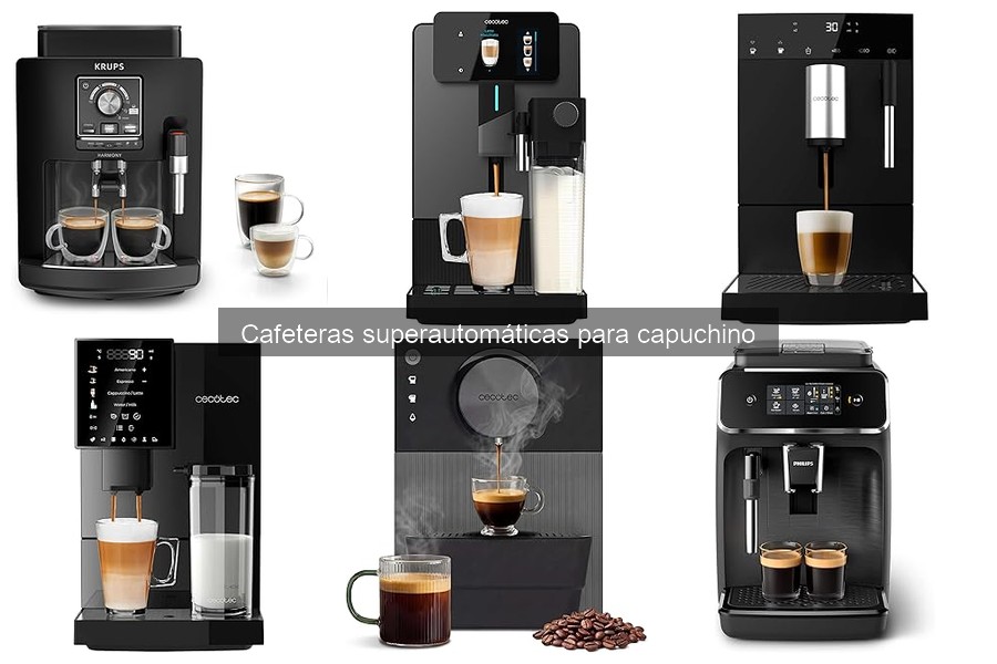 Mejores cafeteras superautomáticas para capuchino 2023