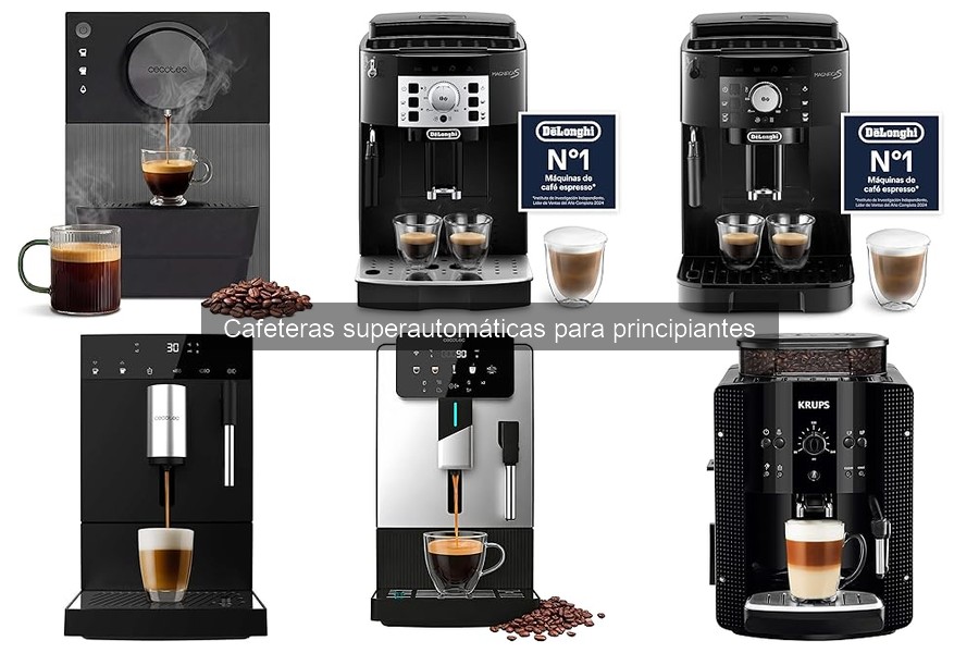 Mejores cafeteras superautomáticas para principiantes en 2023
