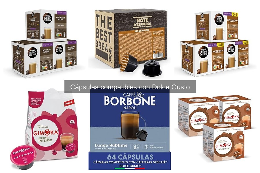 Mejores cápsulas compatibles con Dolce Gusto en 2026