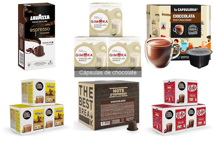 Mejores cápsulas de chocolate para disfrutar en casa en 2026