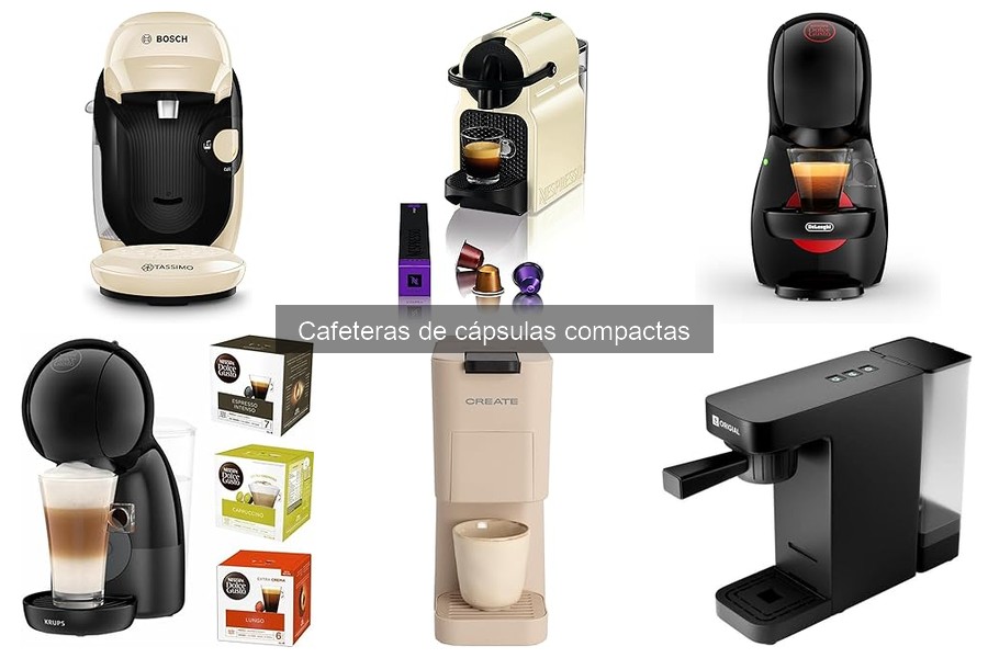 Mejores cápsulas para cafeteras compactas según tipo de café