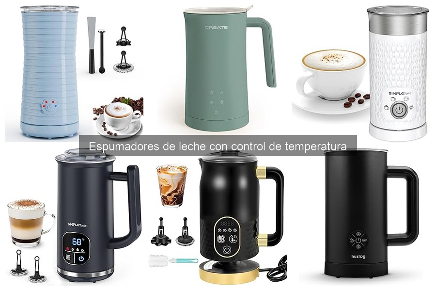 Mejores espumadores de leche con control de temperatura 2026