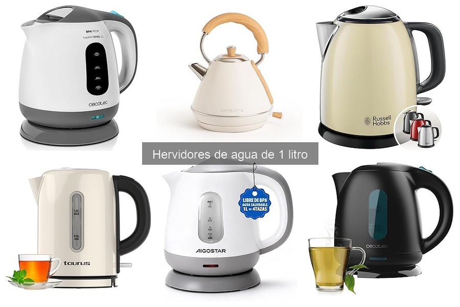 Mejores hervidores de agua de 1 litro para preparar café