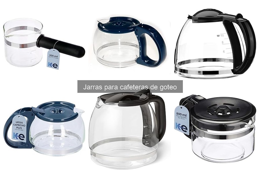 Mejores jarras para cafeteras de goteo: comparativa 2026