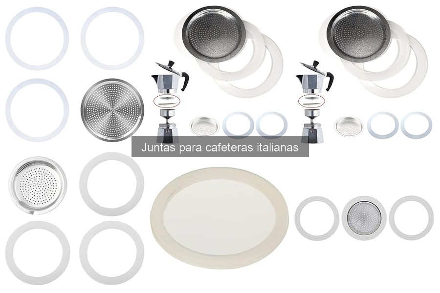 Mejores juntas para cafeteras italianas en 2023: comparativa
