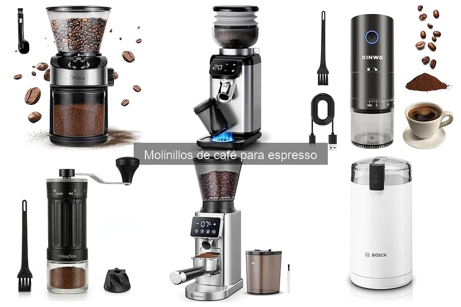 Mejores molinillos de café para espresso en 2023