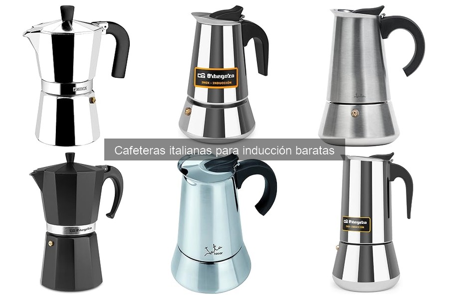 Mejores ofertas de cafeteras italianas para inducción 2026
