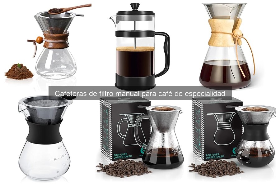 Problemas comunes con cafeteras de filtro manual y soluciones
